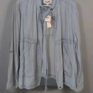 BB Dakota Soft Blue Jean Jacket